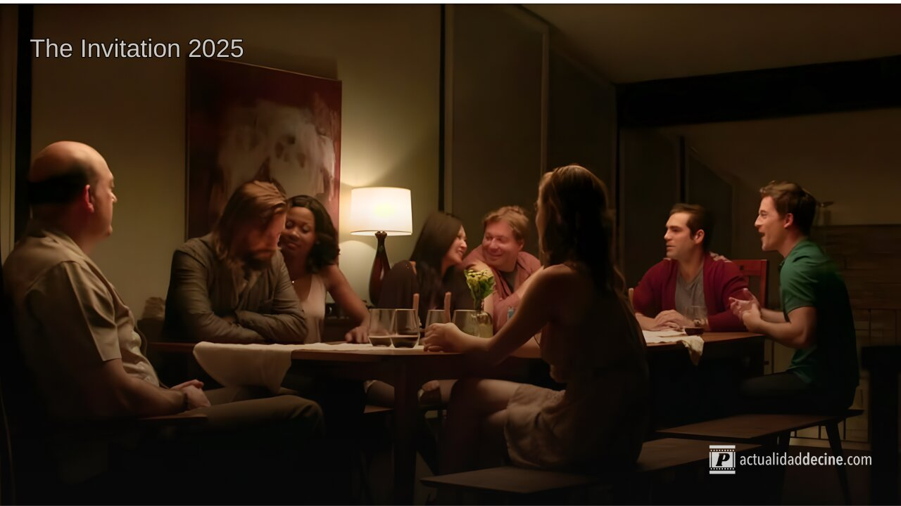 Escena de la cena de la película La Invitación.