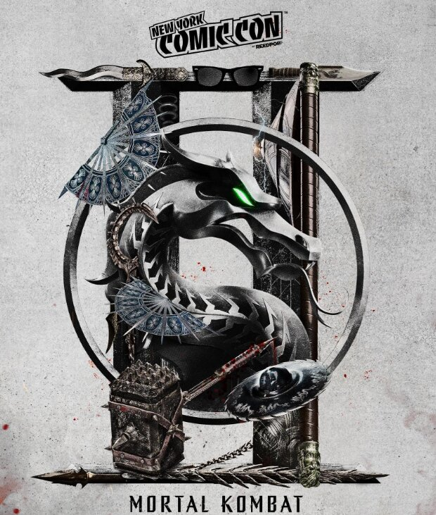 El póster oficial de la película Mortal Kombat 2.