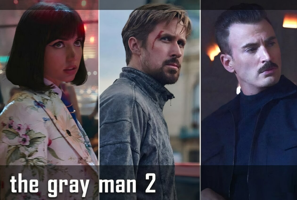 Poster of the movie The Gray Man 2 with Ryan Gosling.