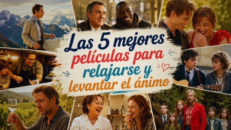 Películas relajantes y positivas para ver en casa