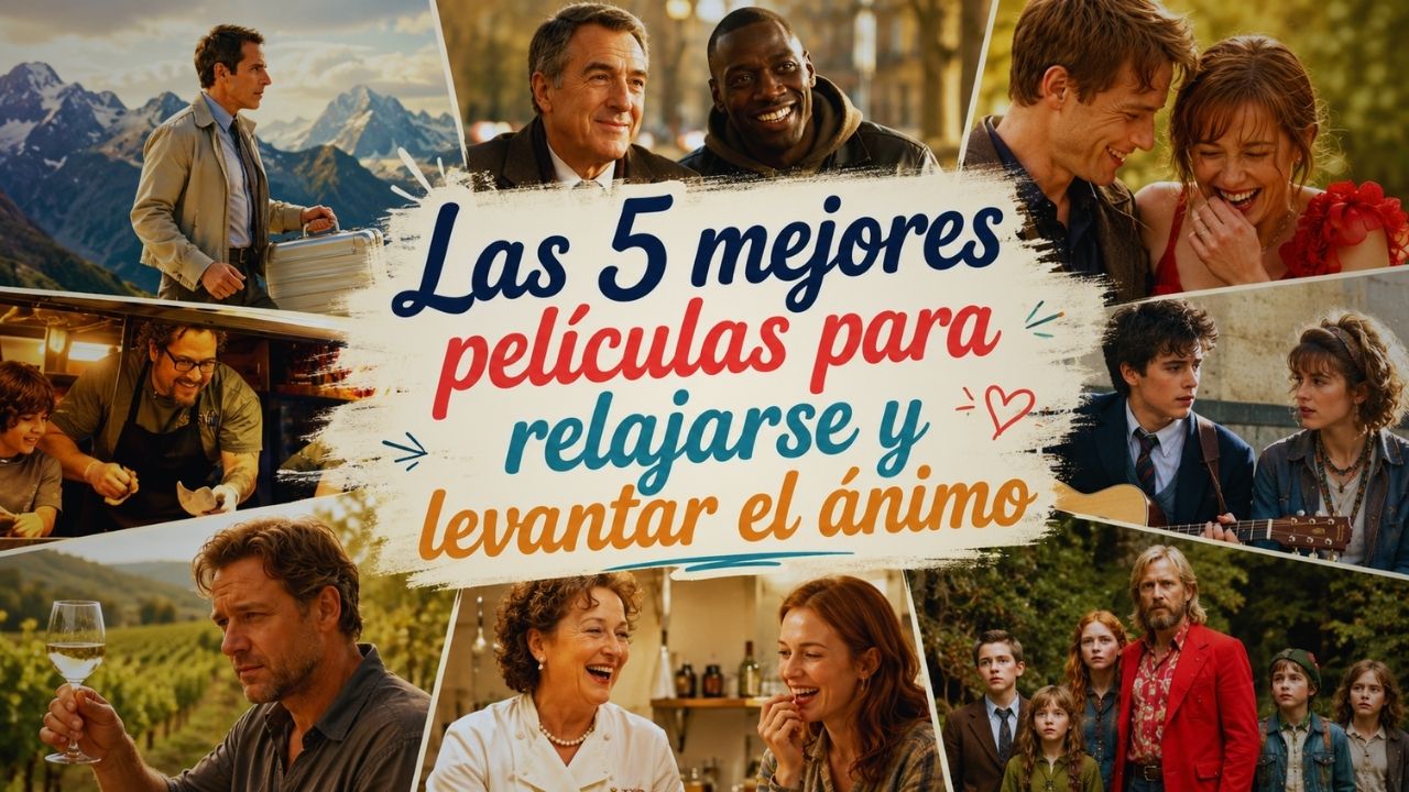 Películas relajantes y positivas para ver en casa